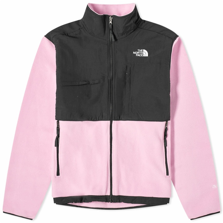 Photo: The North Face Men's Denali Jacket in Orchid Pink/Tnf Black
