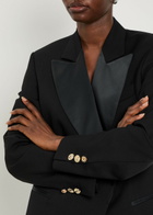Wales Bonner Harmony Wool Gabardine Blazer Black