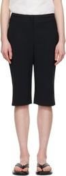 AMOMENTO Black Bermuda Shorts