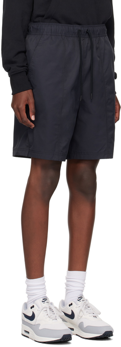 Nike Jordan Black Drawstring Shorts