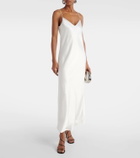 Galvan Satin slip dress