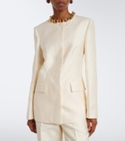 Joseph Myra cotton, linen, and silk-blend blazer