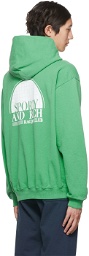 Sporty & Rich Green Cotton Hoodie