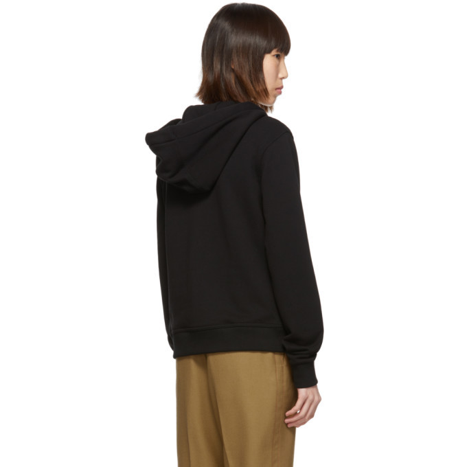 Burberry Black Monogram Oversized Aubree Hoodie Burberry