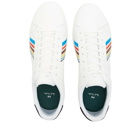 Paul Smith Men's Embroidered Stripe Rex Sneakers in White