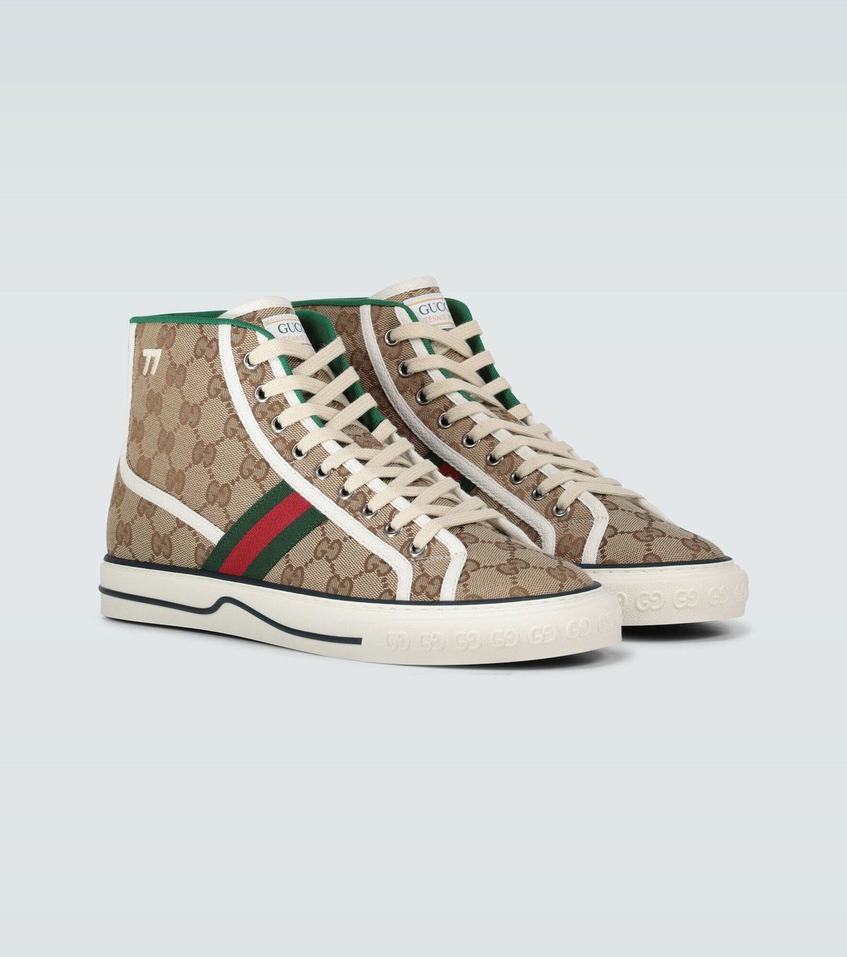 売れ筋・人気アイテム 商品 Gucci - Gucci Tennis Gucci sneakers high-top 1977 着せ替え服・アウトフィット