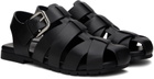 Bottega Veneta Black Alfie Sandals