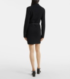 Ferragamo Zip-up belted shirt dress