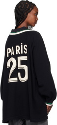 doublet Black Team Spiber Football Polo