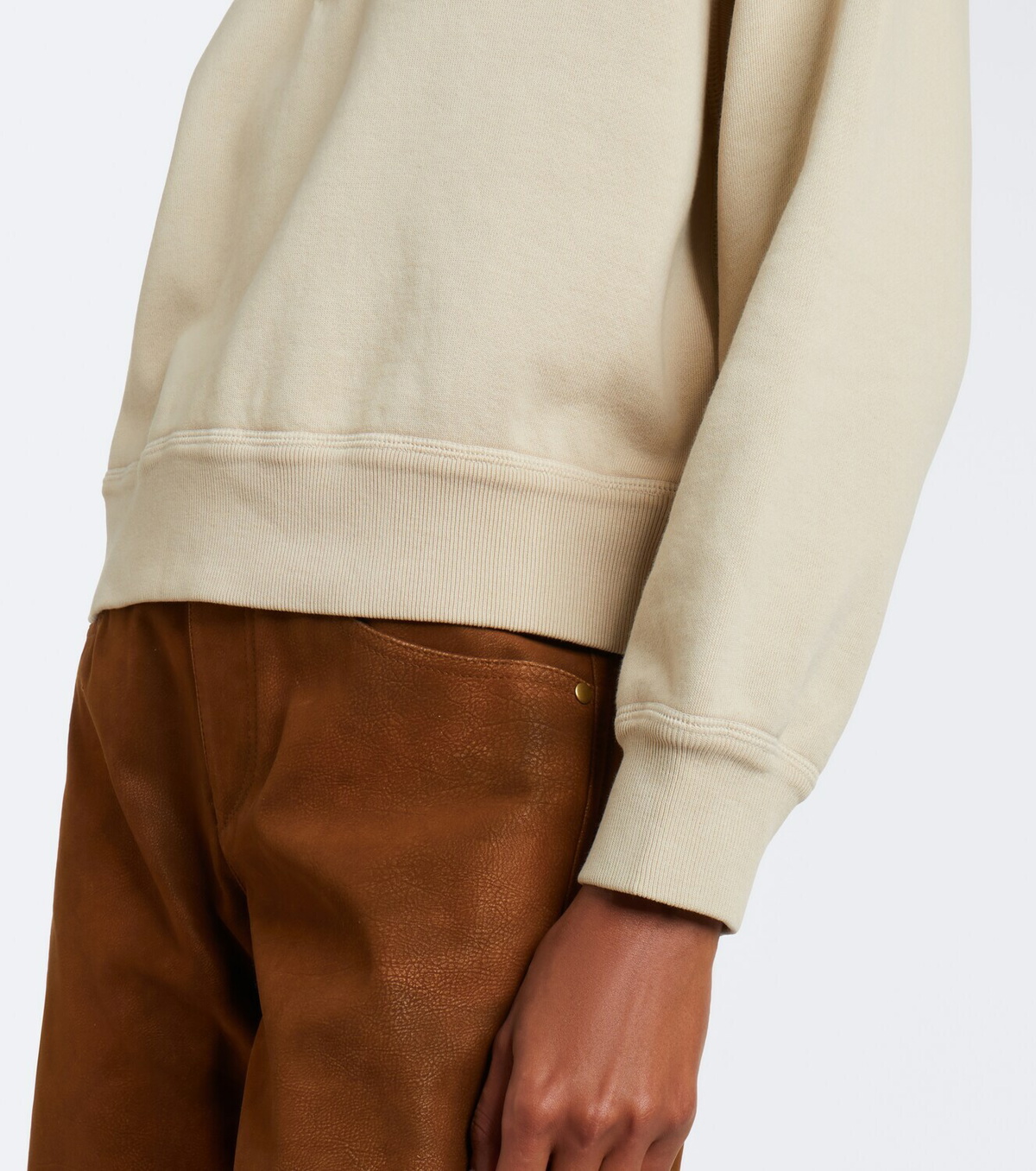Marant Etoile Simony cotton-blend jersey sweatshirt