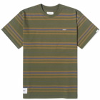WTAPS Men's 6 Stripe T-Shirt in Olive Drab