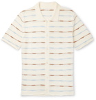Jacquemus - Slim-Fit Striped Knitted Linen Shirt - White