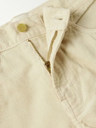 Sid Mashburn - Slim-Fit Straight-Leg Garment-Dyed Cotton-Corduroy Trousers - Neutrals