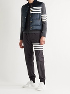 Thom Browne - Striped Quilted Shell Down Gilet - Blue