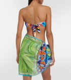 Pucci Printed cotton beach cover-up