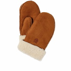 Hestra Women's Sheepskin Mittens in Cork