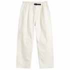 Goldwin Men's Twill Easy Trousers in Ivory