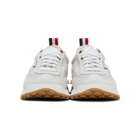 Thom Browne White Ripstop Tech Runner Sneakers