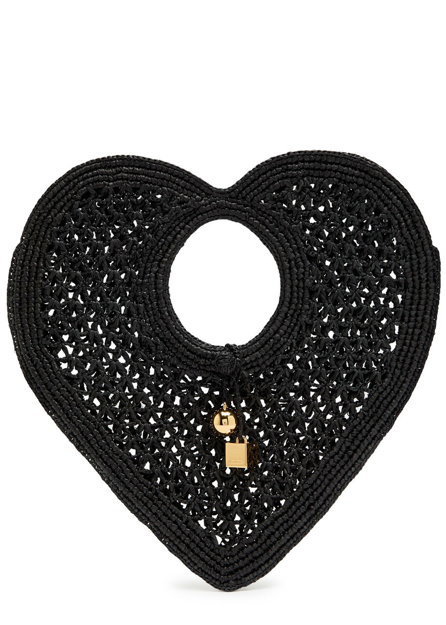 Jacquemus Le Spiaggia Coeur Raffia top Handle bag - No Colour - One Size