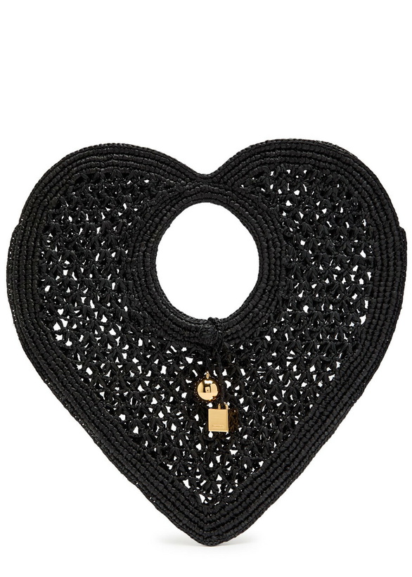 Photo: Jacquemus Le Spiaggia Coeur Raffia top Handle bag - No Colour - One Size