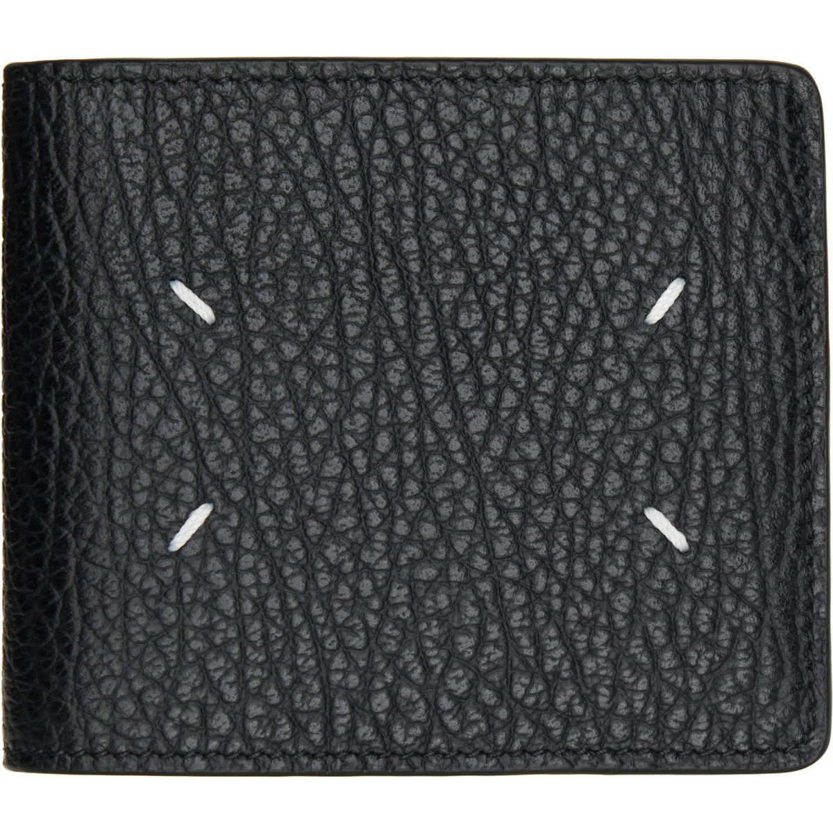 Maison Margiela Black Four Stitches Wallet