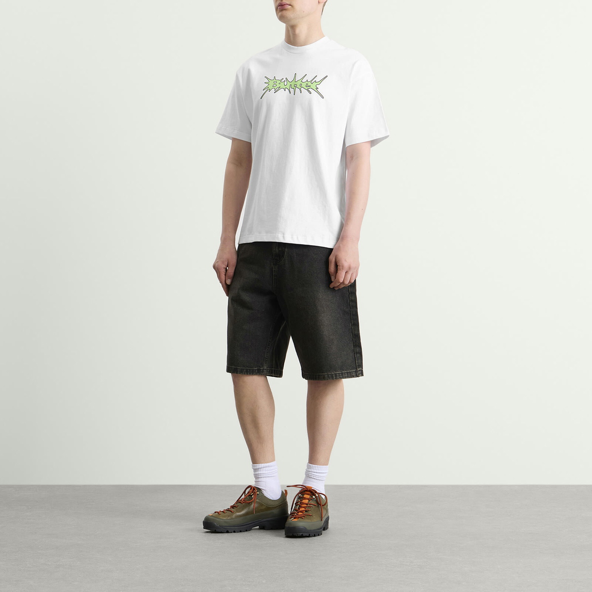 Butter Goods Men's Nail Logo T-Shirt in White