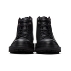 Hugo Black Leather Land Boots