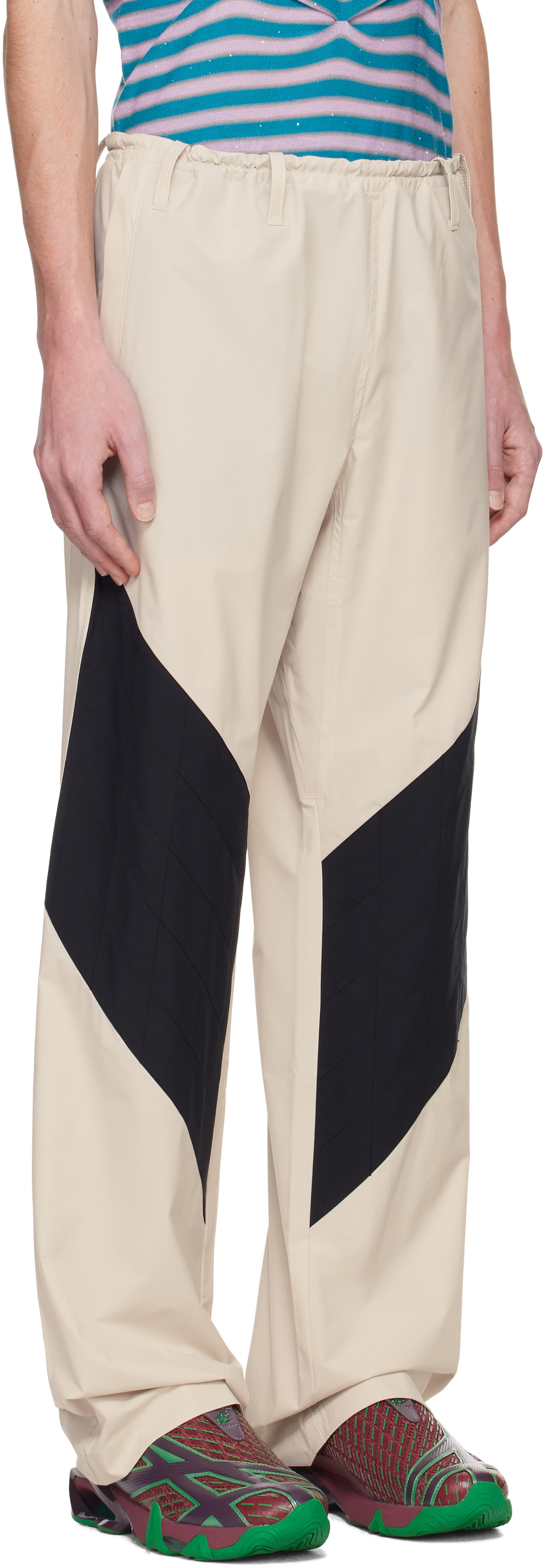 Asics Beige Kiko Kostadinov Edition Liatrisory Trousers ASICS