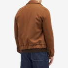 Oliver Spencer Men's Arlington Bomber Jacket in Tawny Brown