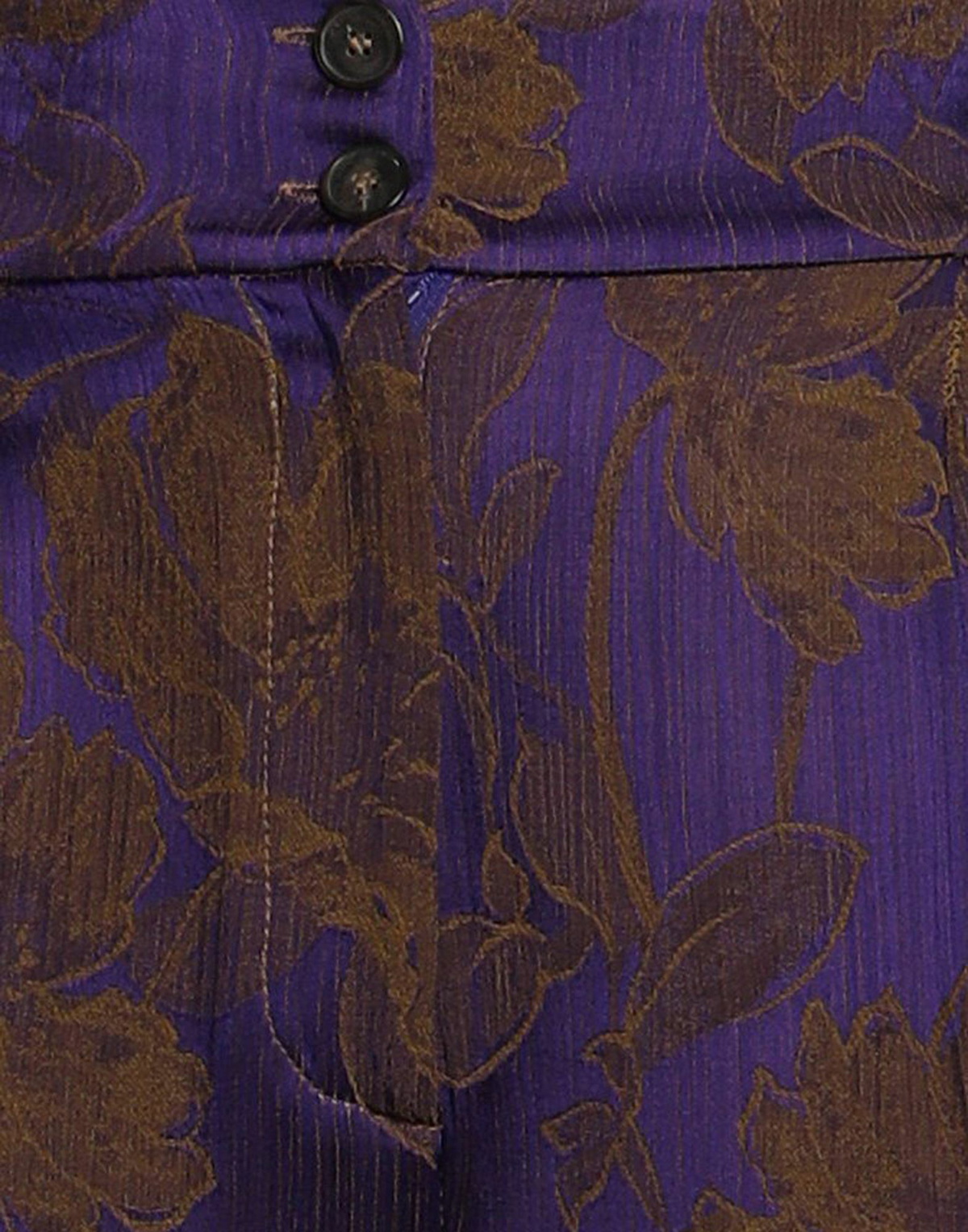 Alessia Santi Womens Pants in Purple