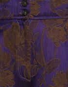 Alessia Santi Womens Pants in Purple