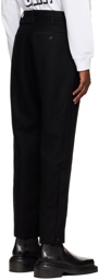 sacai Black Belt Trousers