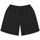 Acne Studios Men's Forge Pink Label Sweat Shorts in Black