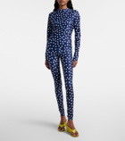 Jean Paul Gaultier Polka-dot jersey top