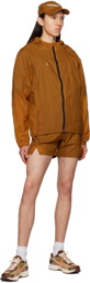 Saul Nash Orange Pleated Shorts