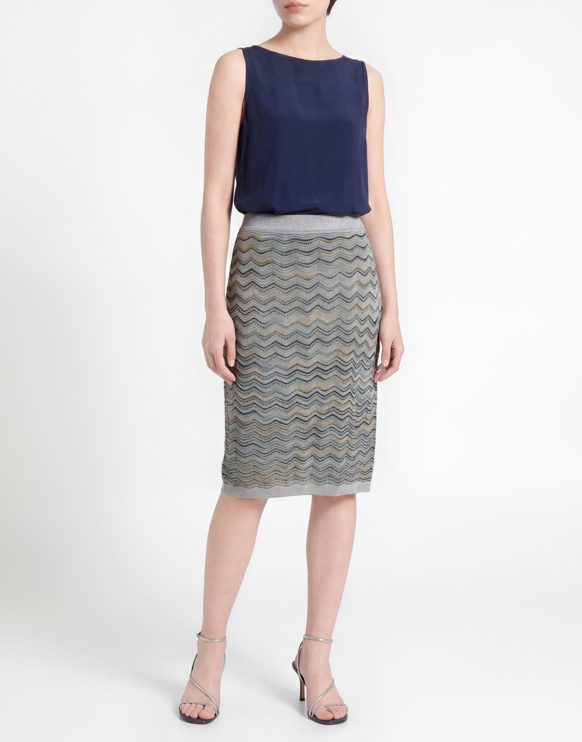 Missoni Womens Mini skirt Light in Grey