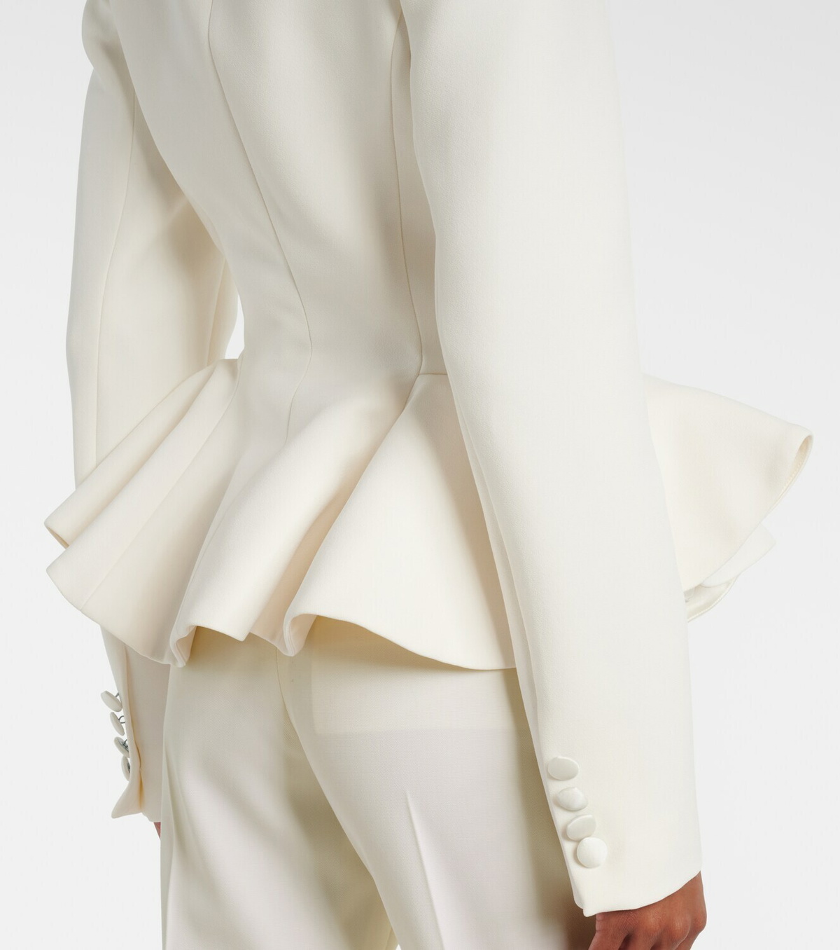 Safiyaa Tomomi embellished peplum jacket