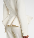 Safiyaa Tomomi embellished peplum jacket