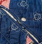 TAKAHIROMIYASHITA TheSoloist. - Oversized Patchwork Cotton-Blend Bomber Jacket - Blue
