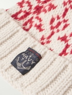 KAPITAL - Logo-Appliquéd Pompom-Detailed Wool-Blend Beanie