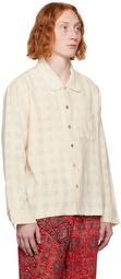 Karu Research Off-White Check Shirt