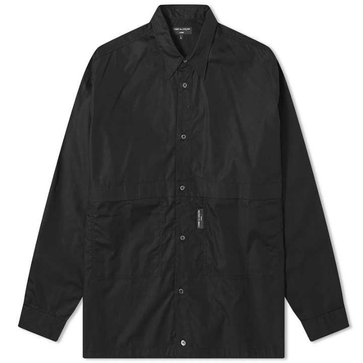 Photo: Comme des Garçons Homme Men's Drawcord Shirt in Black