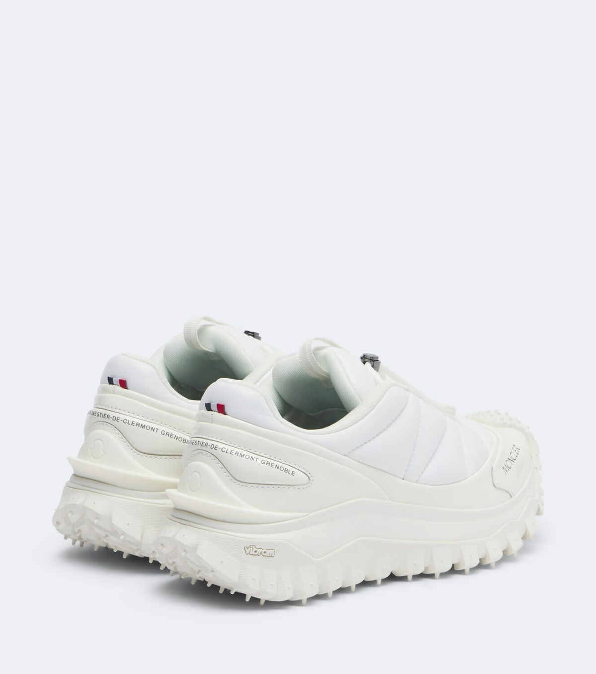 Moncler Trailgrip Puffer leather-trimmed sneakers