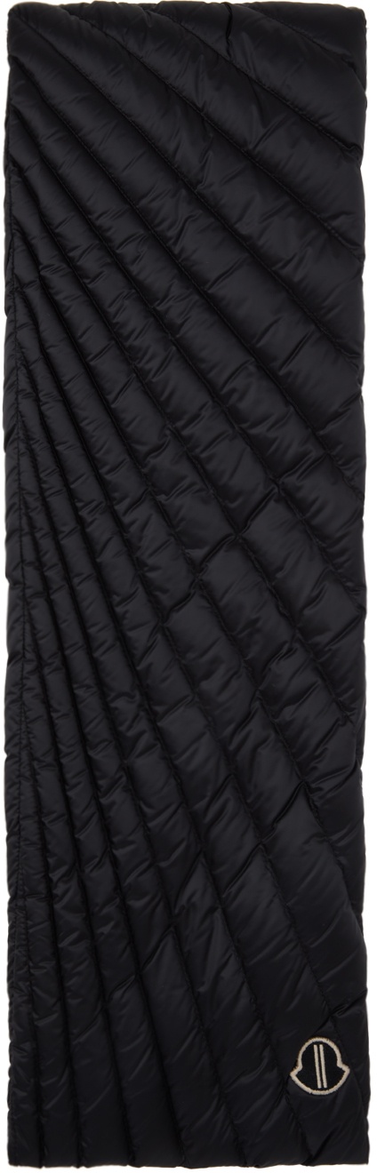 Photo: Rick Owens Black Moncler Edition Radiance Down Scarf