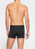 Skims Stretch-cotton Boxer Briefs set of Three Black
