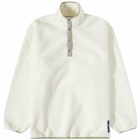 Reception Men's Pop Over Fleece Jacket in White