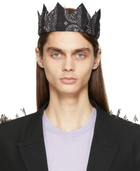 Givenchy Black Crown Bandana Headband