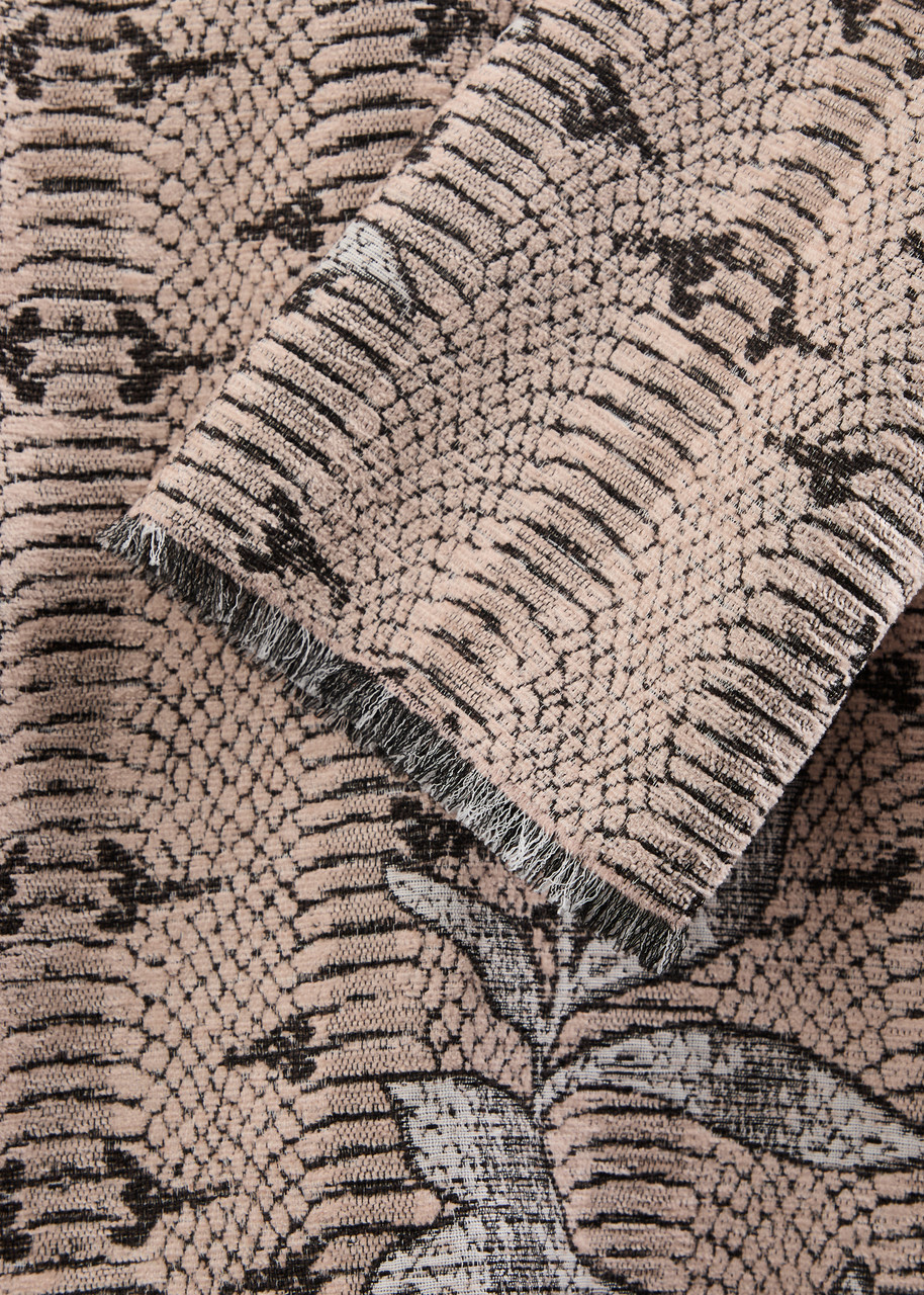 Forte_forte Chenille-jacquard Coat Cream