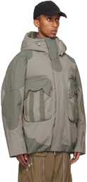A. A. Spectrum Gray Dadao Padded Jacket