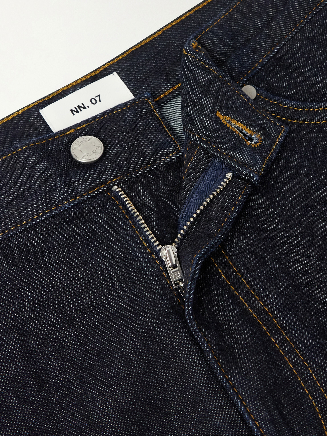 NN07 - Otis Straight-Leg Organic Denim Shorts - Blue